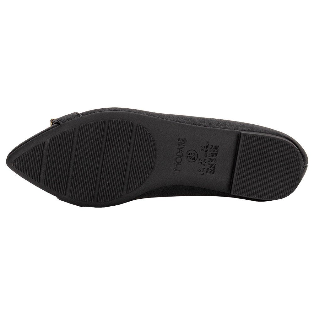 SAPATILHA FEMININA FLAT MODARE 7334251 Preto 4