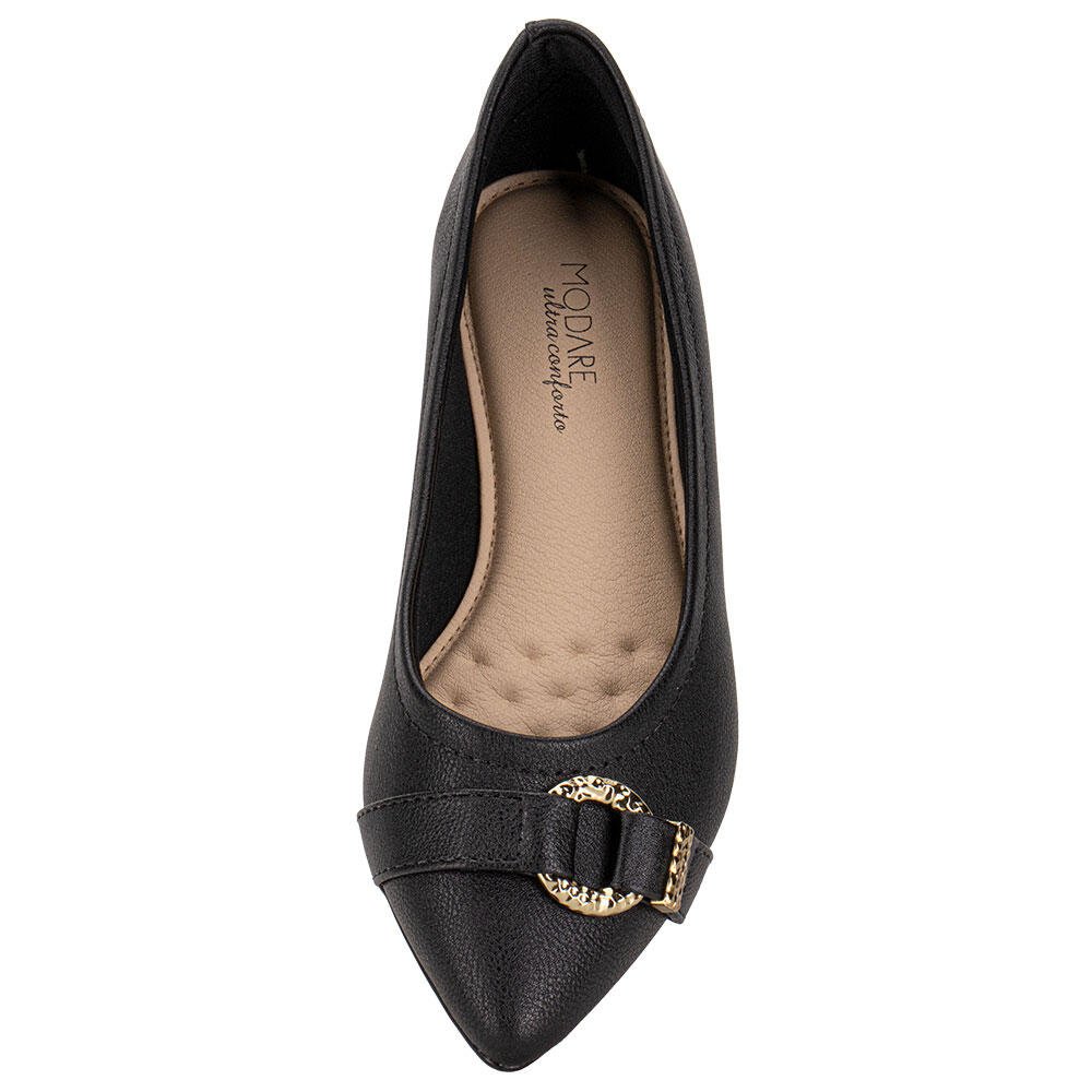 SAPATILHA FEMININA FLAT MODARE 7334251 Preto 5