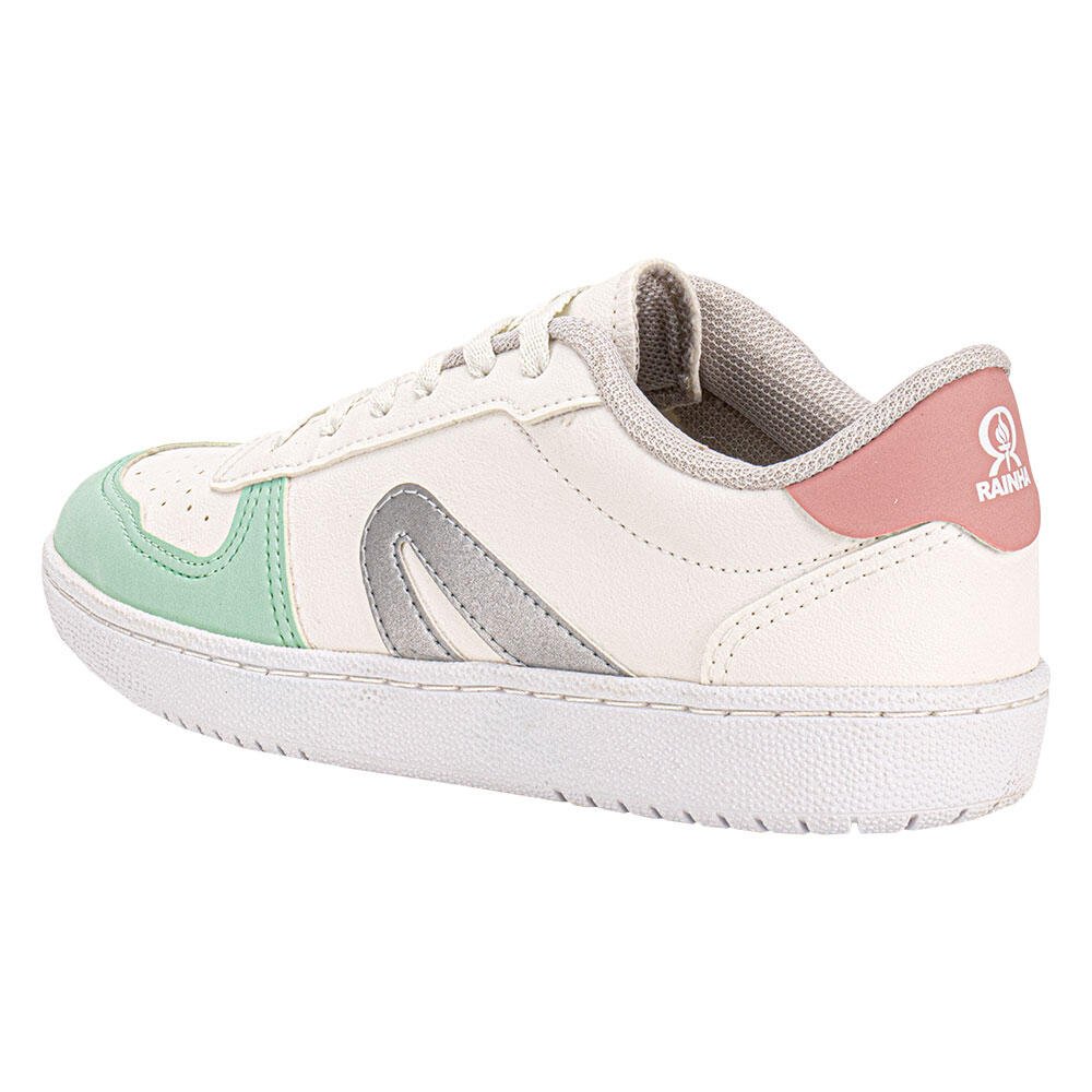 TÊNIS CASUAL LIBERTY RAINHA RA0244 Branco/Verde 3