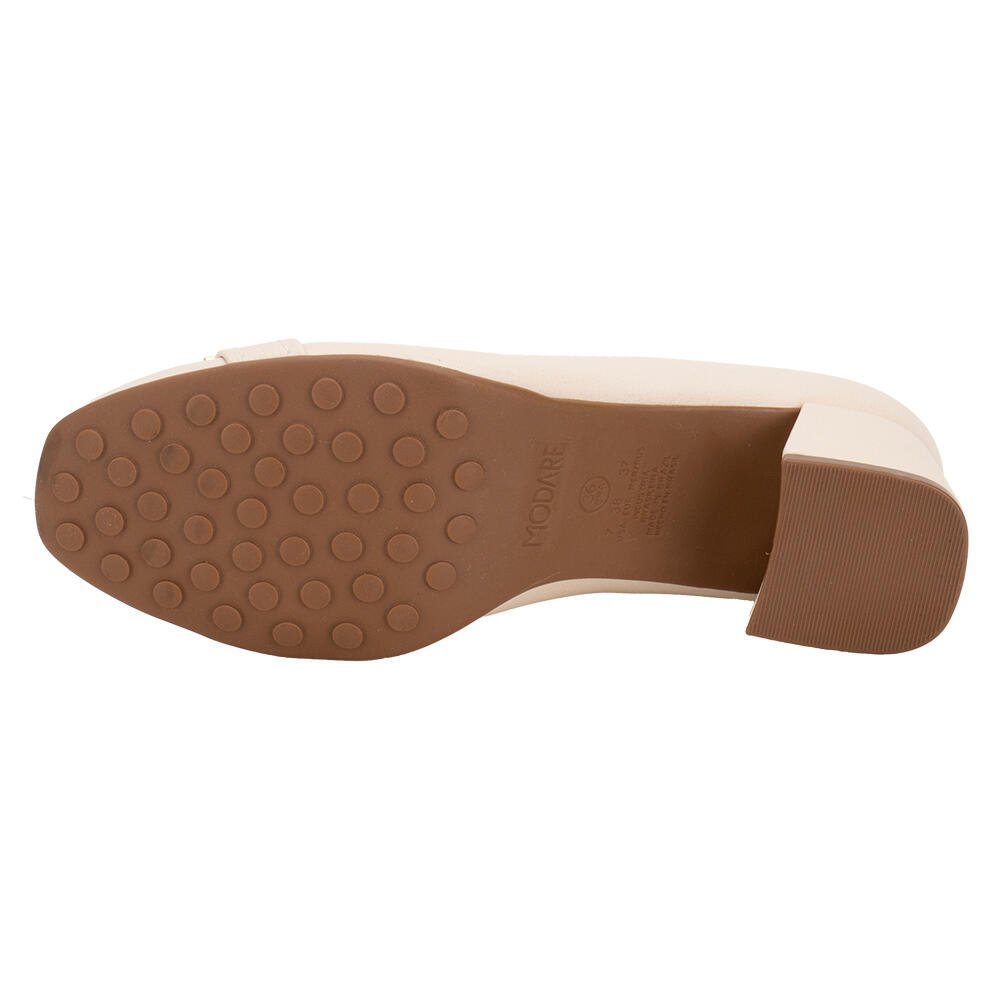 SAPATO FEMININO SALTO GROSSO MODARE 7373117 Natural 4