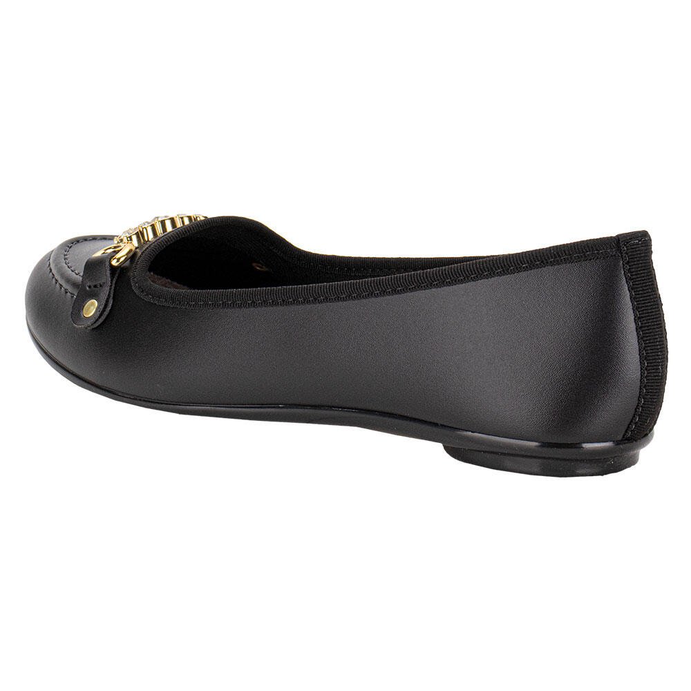 SAPATILHA FEMININA FLAT MOLECA 5726136 Preto 3