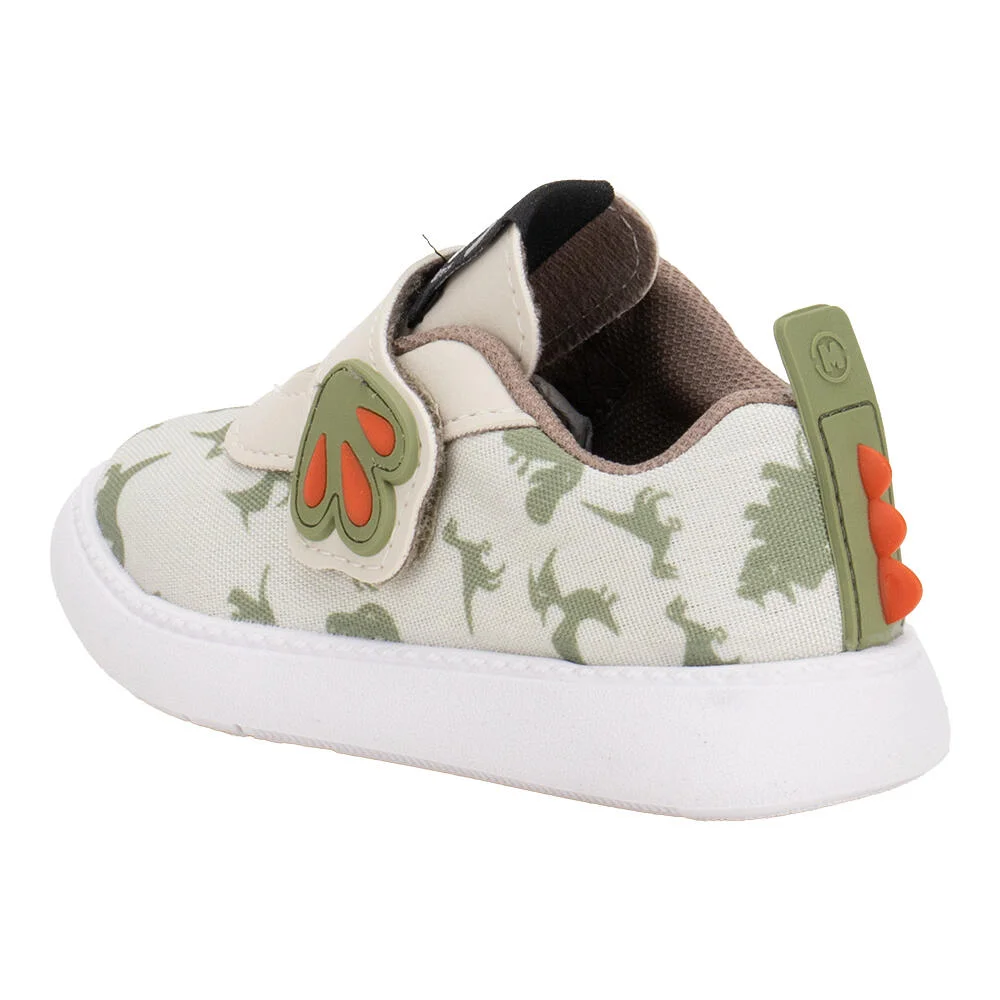 TÊNIS INFANTIL BABY MOLEKINHO 2635106 Bege/Verde 3