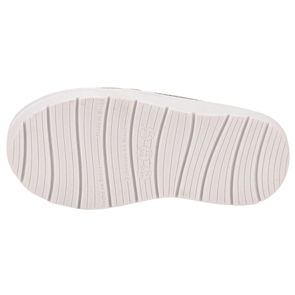 TÊNIS INFANTIL SLIP ON BELLA NINNA 80042 Prata 4