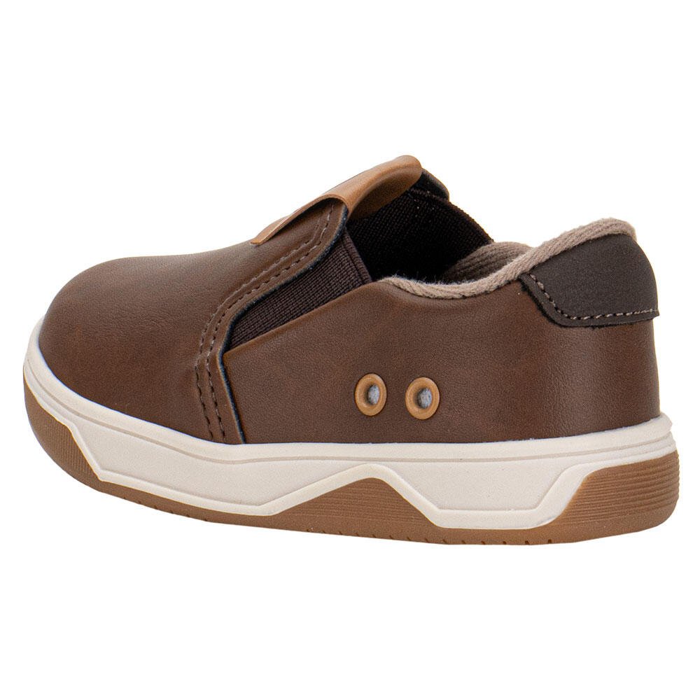 TÊNIS INFANTIL BABY SLIP ON MOLEKINHO 2623100 Castanho 3