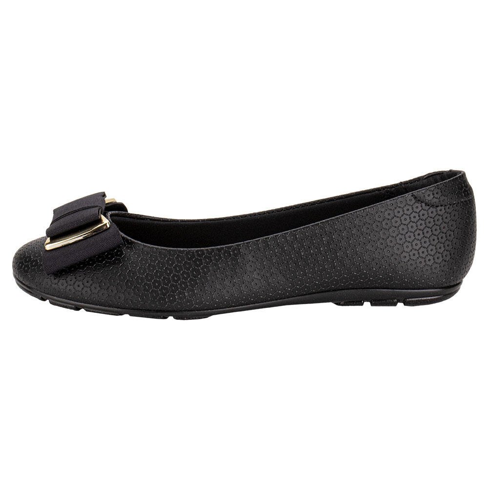 SAPATILHA FEMININA FLAT MOLECA 5800103 Preto 2