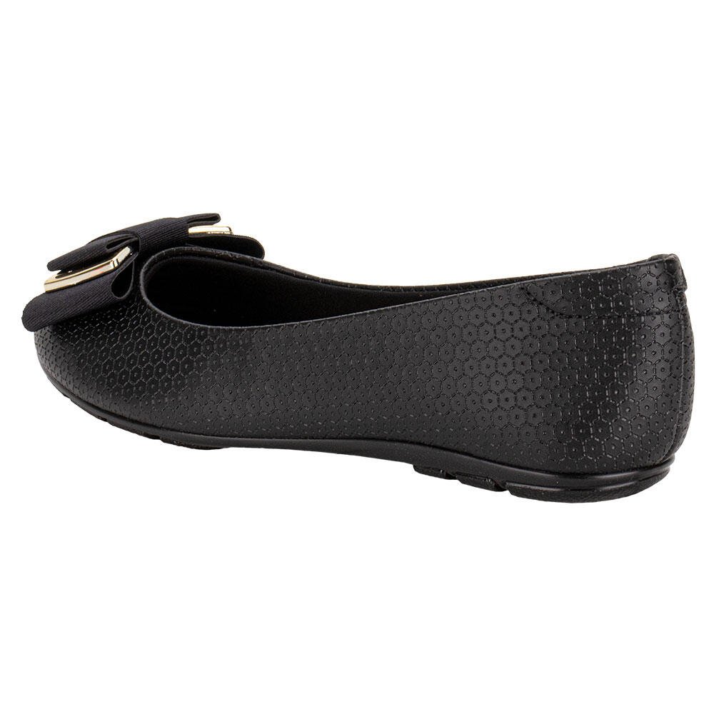 SAPATILHA FEMININA FLAT MOLECA 5800103 Preto 3
