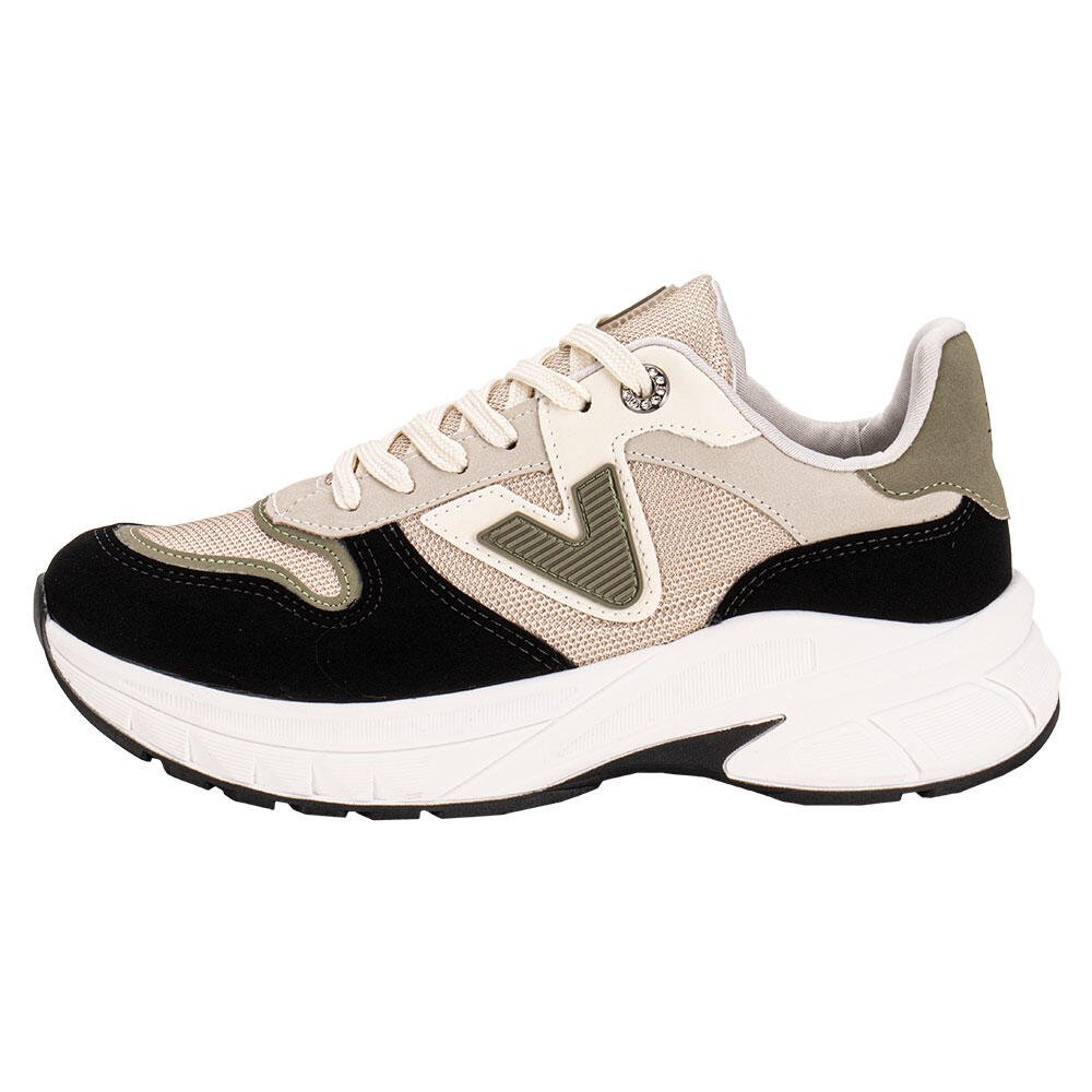 TÊNIS FEMININO VIA MARTE 240005 Preto/Verde 2