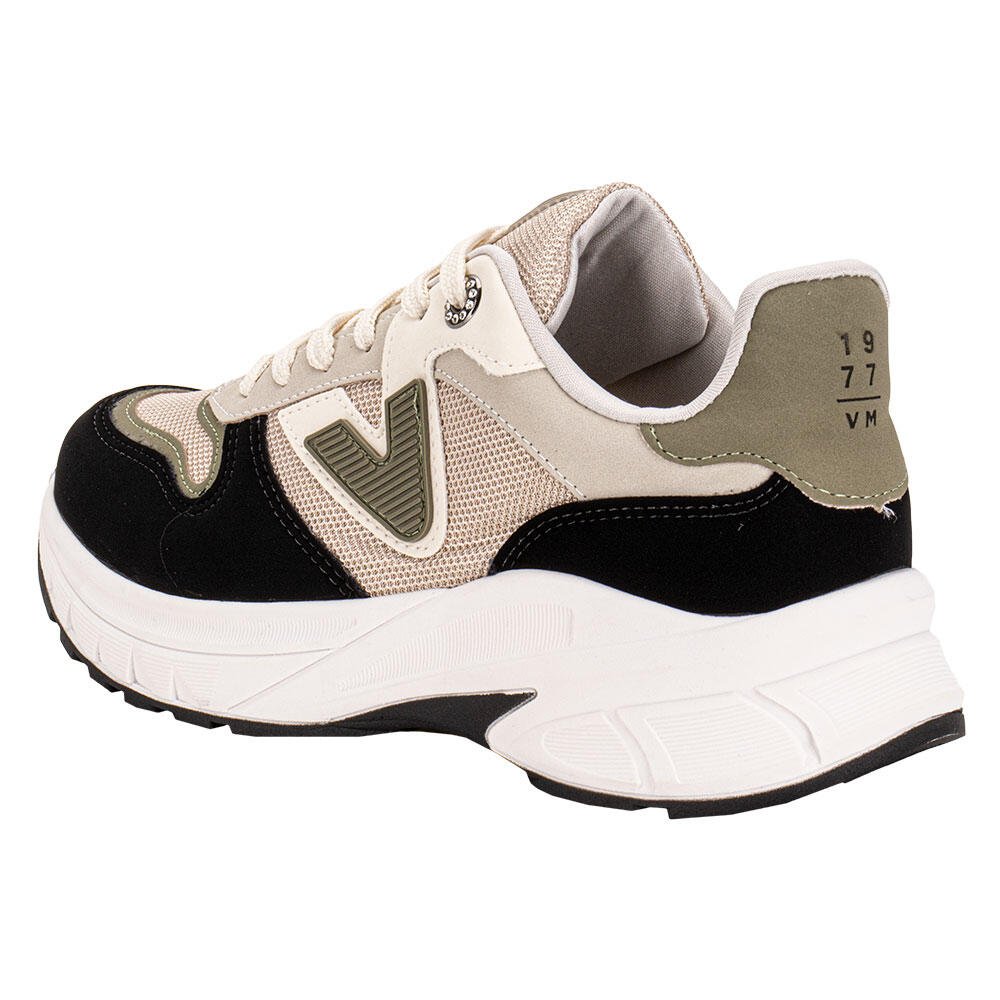 TÊNIS FEMININO VIA MARTE 240005 Preto/Verde 3