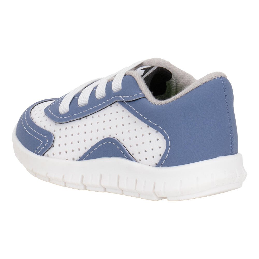 TÊNIS INFANTIL BABY MOLEKINHO 2643102 Branco/Azul 3