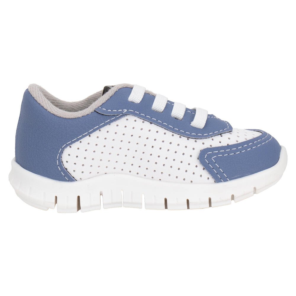 TÊNIS INFANTIL BABY MOLEKINHO 2643102 Branco/Azul 4