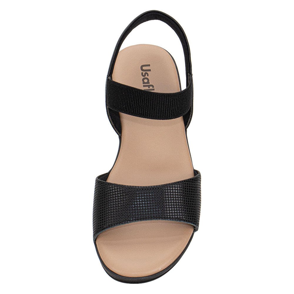 SANDÁLIA FEMININA ANABELA USAFLEX MM0701 Preto 5