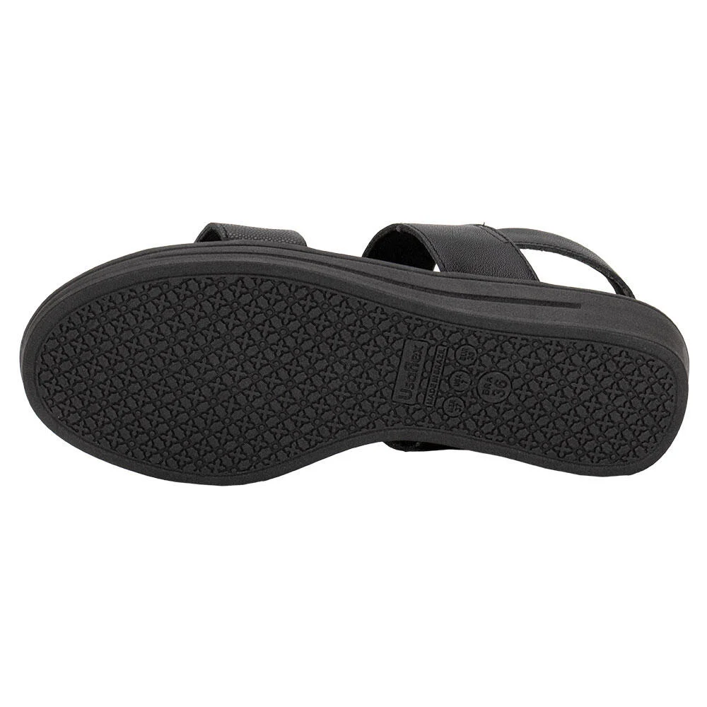 SANDÁLIA FEMININA ANABELA USAFLEX MM0705 Preto 4