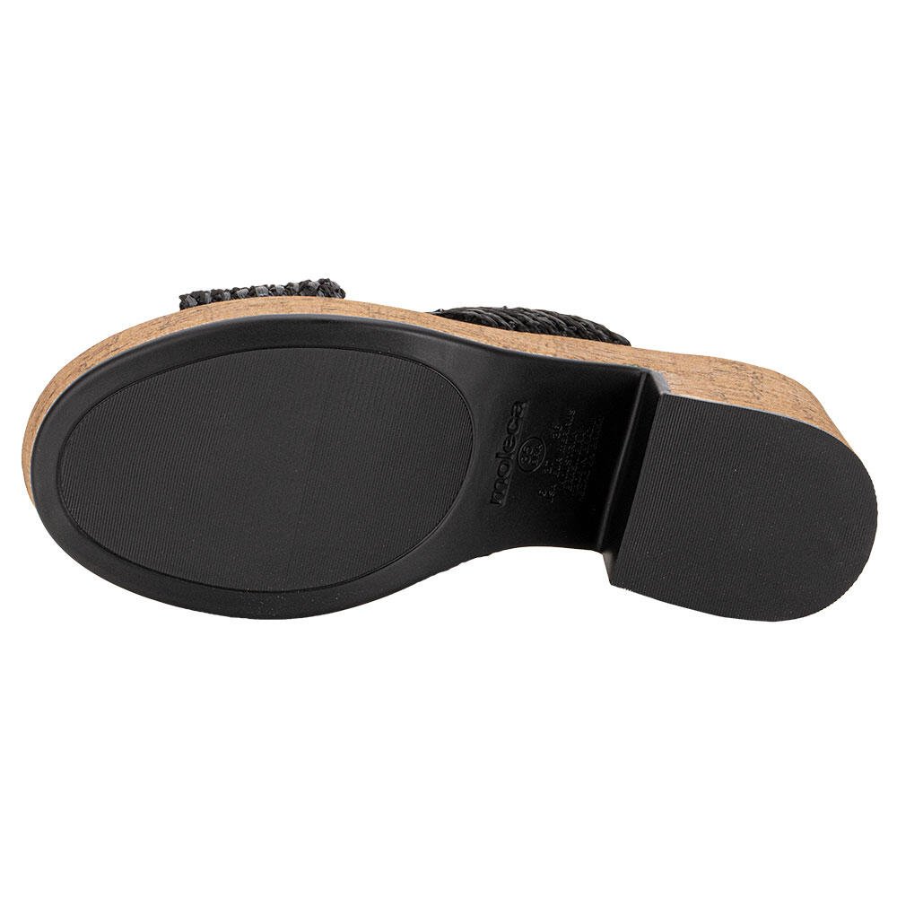 TAMANCO FEMININO SALTO GROSSO MOLECA 5549104 Preto 4