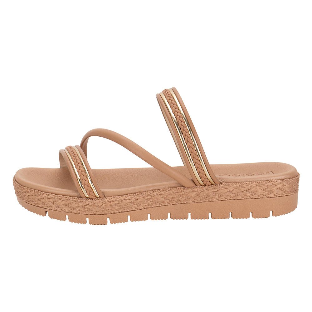 TAMANCO FEMININO FLAT MOLECA 5539105 Salmão 2
