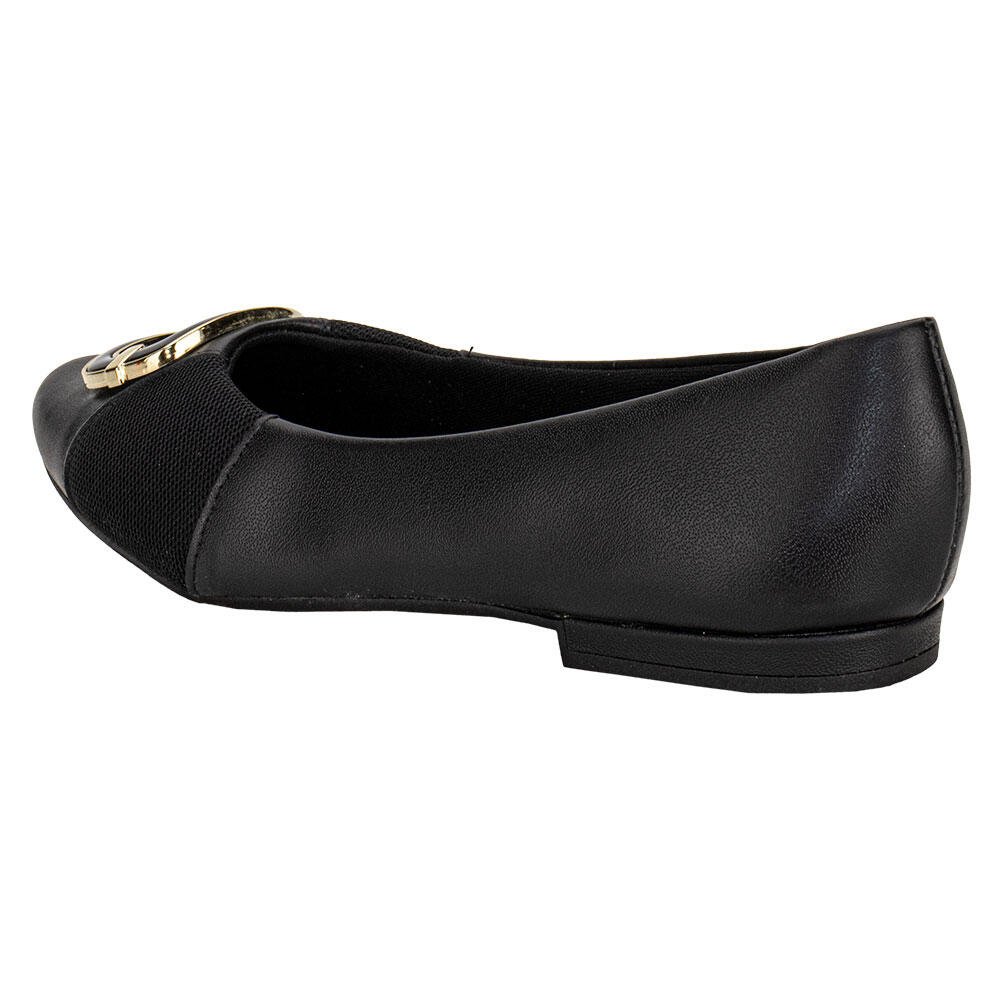 SAPATILHA FEMININA FLAT USAFLEX MM0104 Preto 3