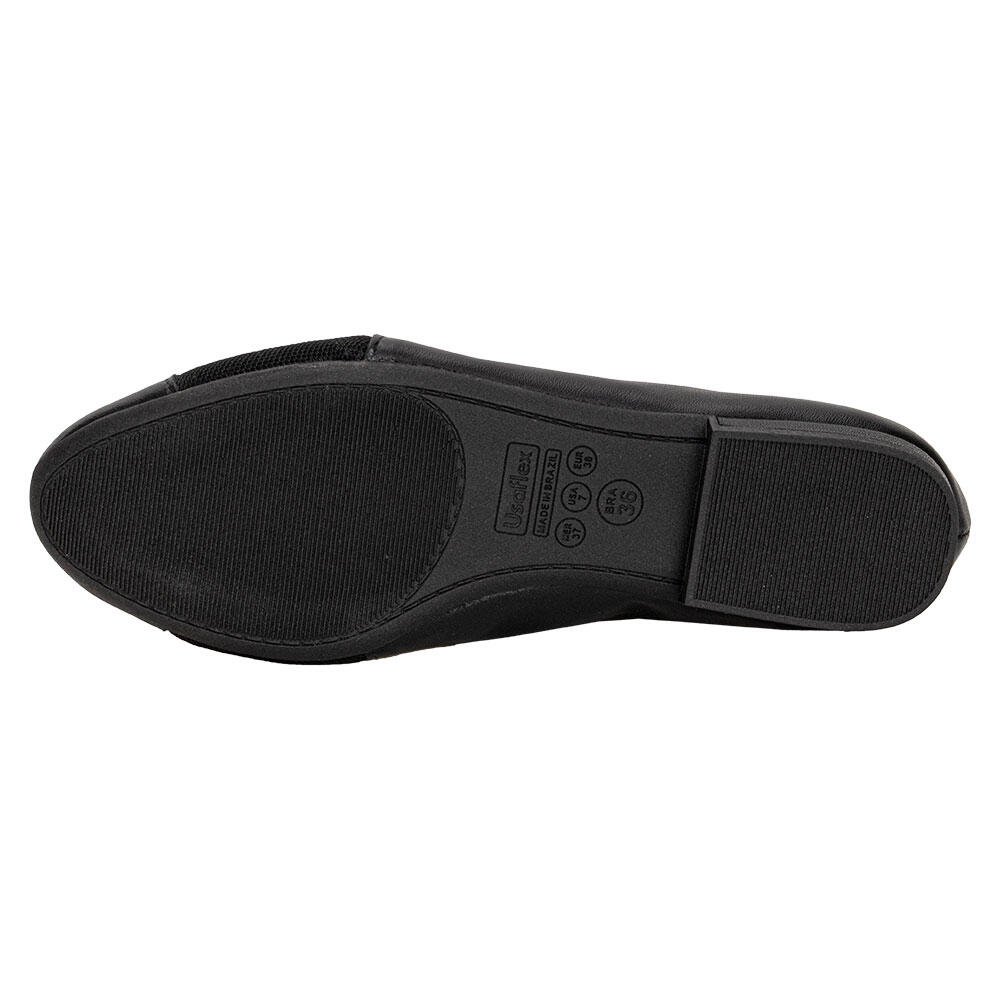 SAPATILHA FEMININA FLAT USAFLEX MM0104 Preto 4