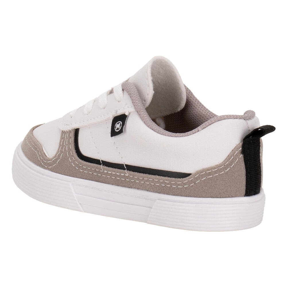 TÊNIS INFANTIL BABY MOLEKINHO 2136164 Branco/Cinza 3
