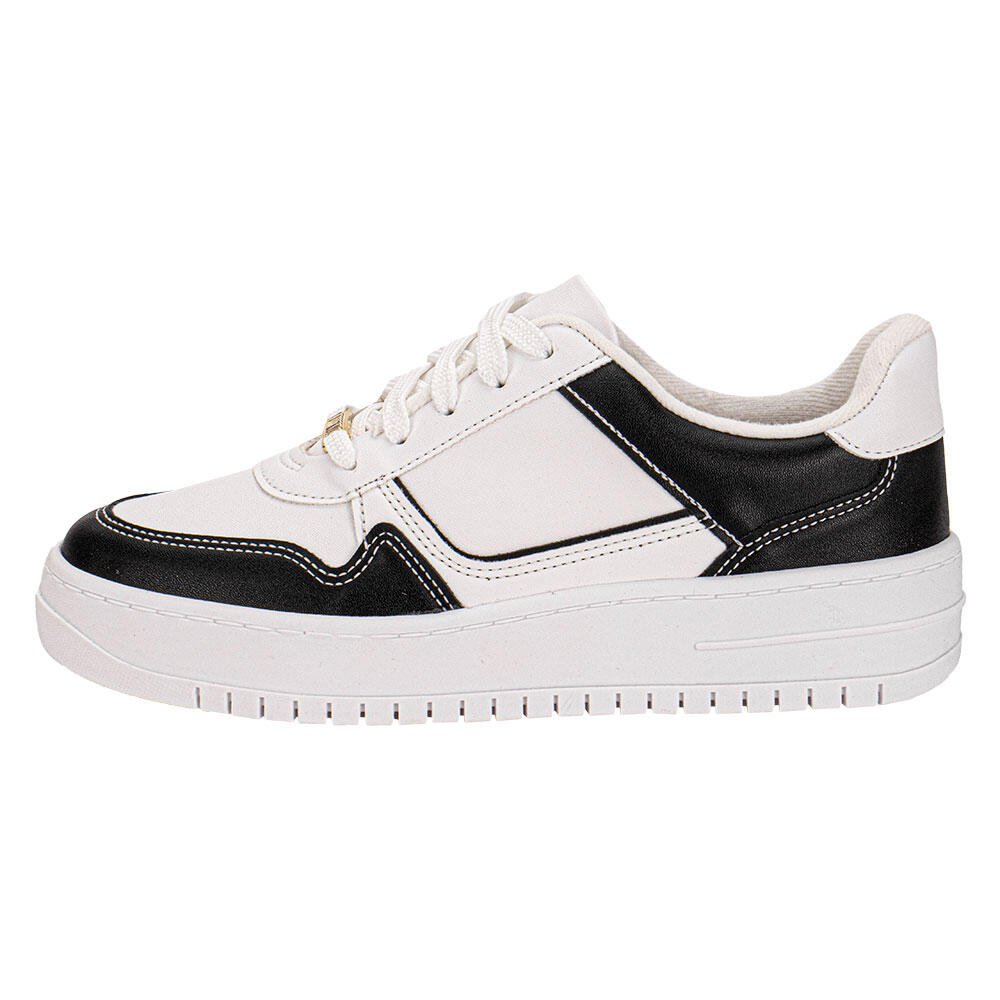 TÊNIS FEMININO CASUAL VIZZANO 1389120 Preto/Branco 2