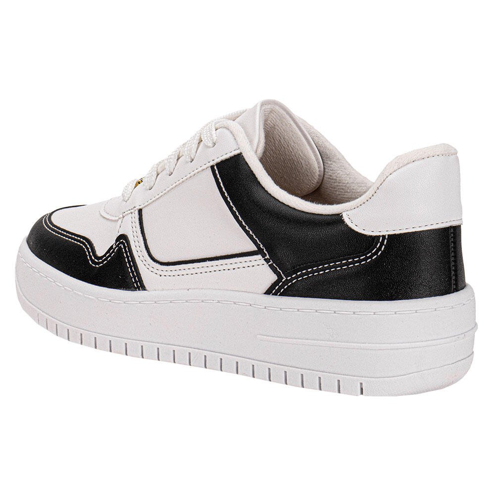 TÊNIS FEMININO CASUAL VIZZANO 1389120 Preto/Branco 3