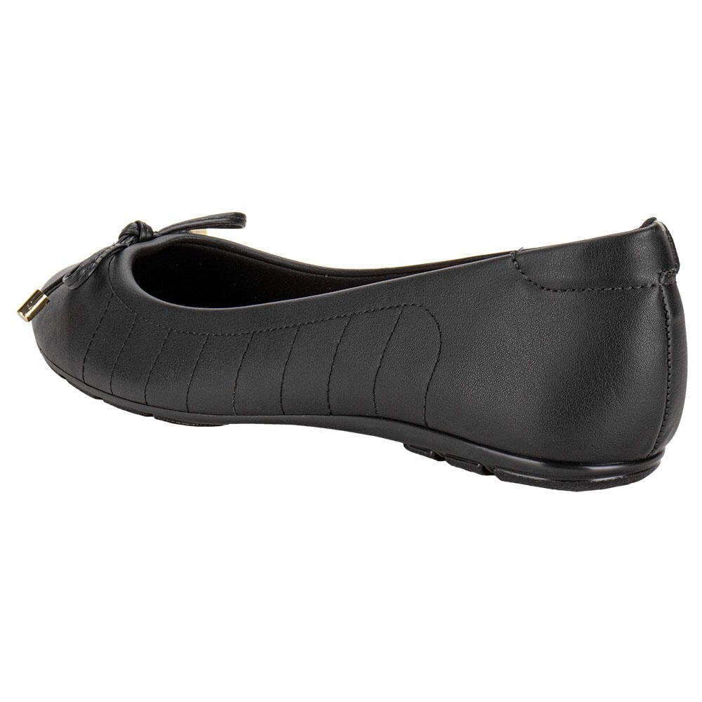 SAPATILHA FEMININA FLAT MOLECA 5800102 Preto 3
