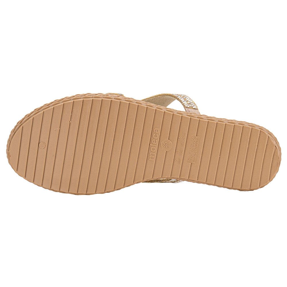 TAMANCO FEMININO FLAT MOLECA 5452143 Bege 4