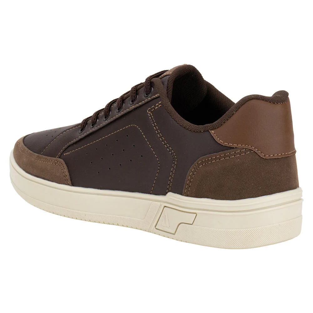 SAPATÊNIS MASCULINO CONFORT WAY 402501 Marrom 3