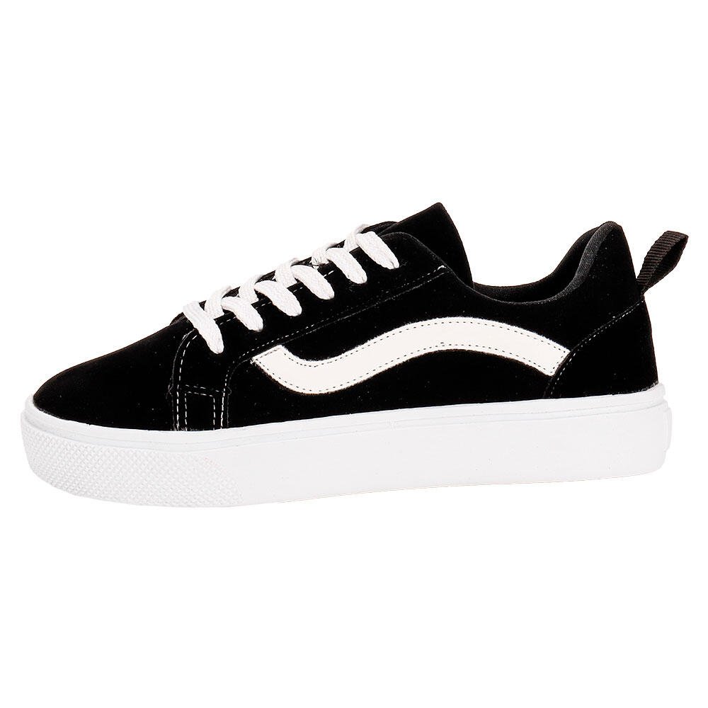 TÊNIS FEMININO CASUAL LA VIA 300016 Preto 2