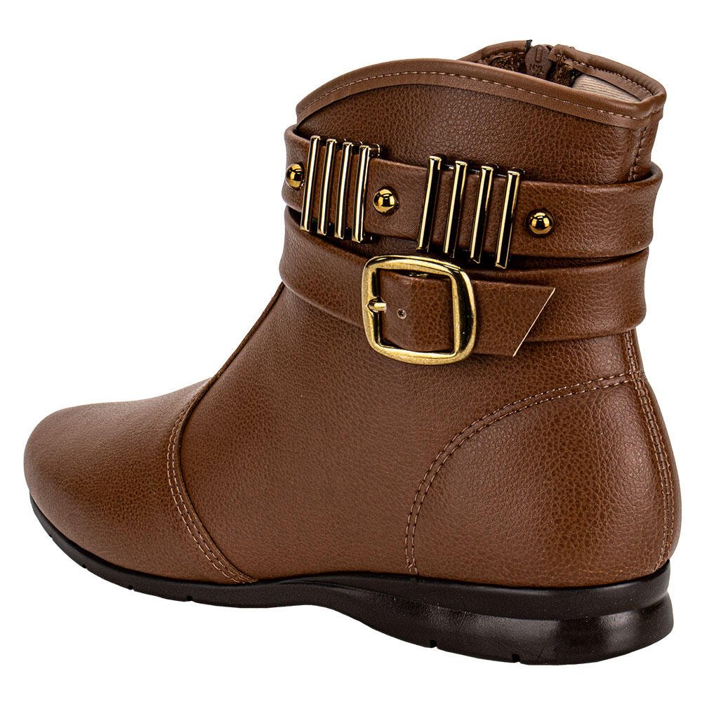 BOTA FEMININA CANO BAIXO BEIRA RIO 9084106 Marrom 3