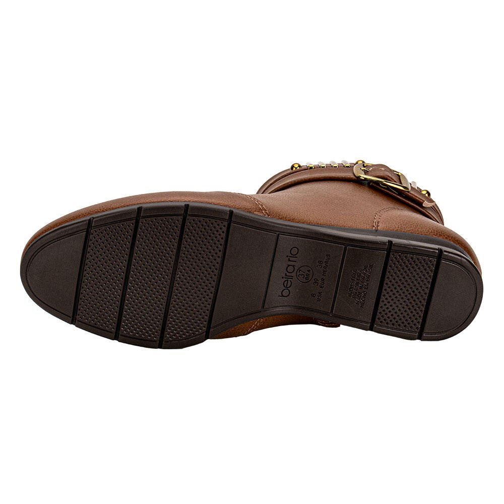 BOTA FEMININA CANO BAIXO BEIRA RIO 9084106 Marrom 4