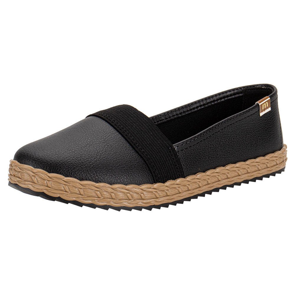 SAPATILHA FEMININA FLAT MOLECA 5696300 Preto 1