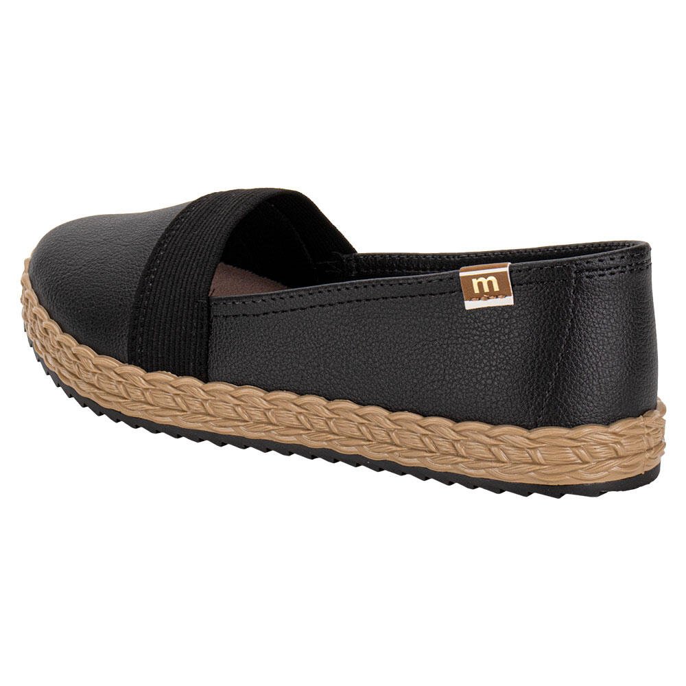 SAPATILHA FEMININA FLAT MOLECA 5696300 Preto 3