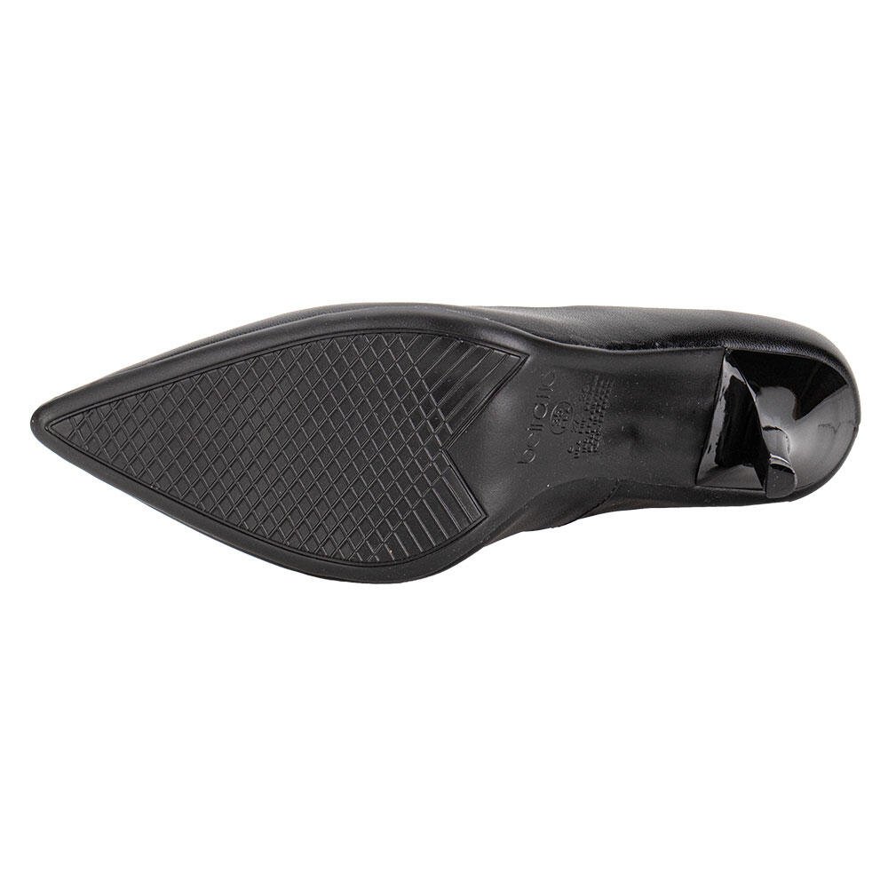 SCARPIN FEMININO SALTO FINO BEIRA RIO 41221400 Preto 4