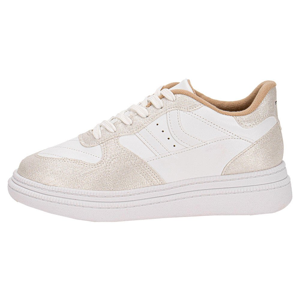 TÊNIS FEMININO CASUAL MOLECA 5816101 Branco 2
