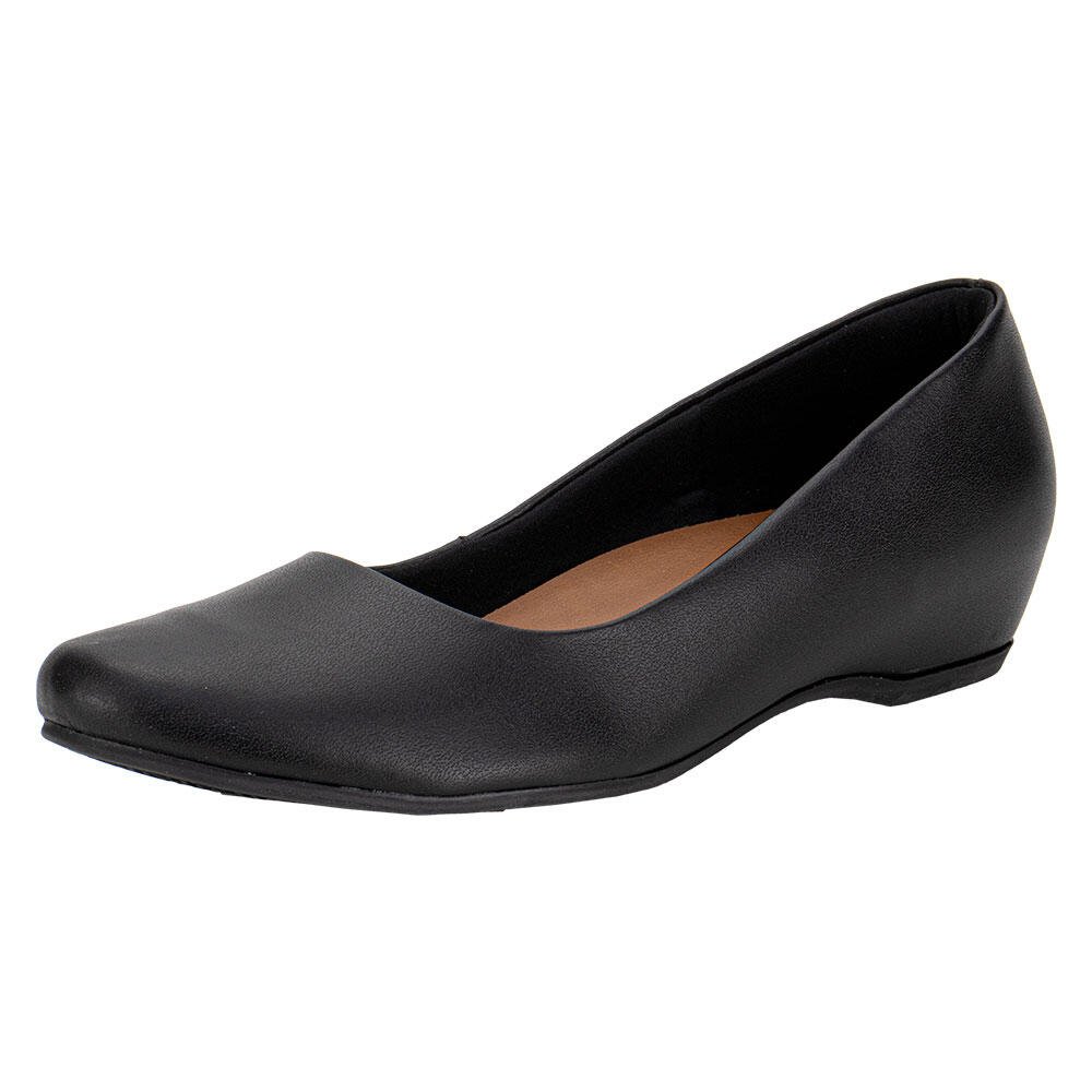 SAPATILHA FEMININA FLAT USAFLEX AC0910 Preto 1