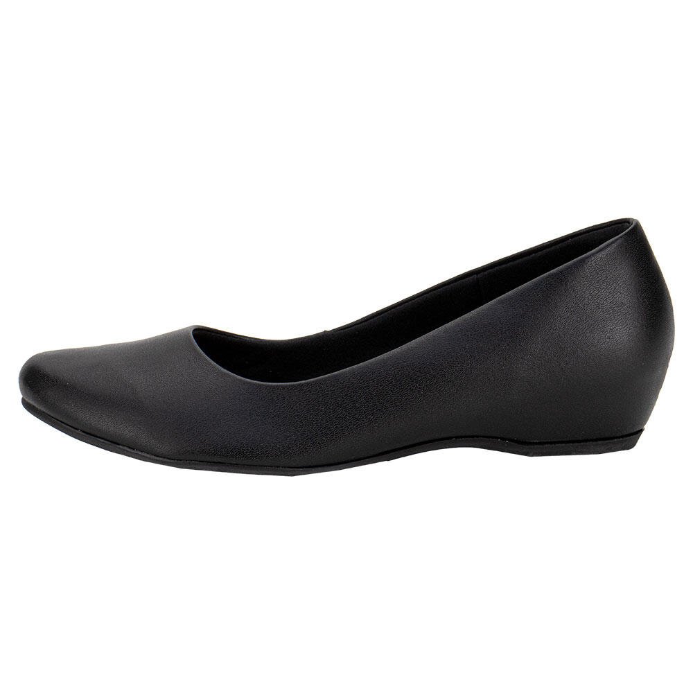 SAPATILHA FEMININA FLAT USAFLEX AC0910 Preto 2