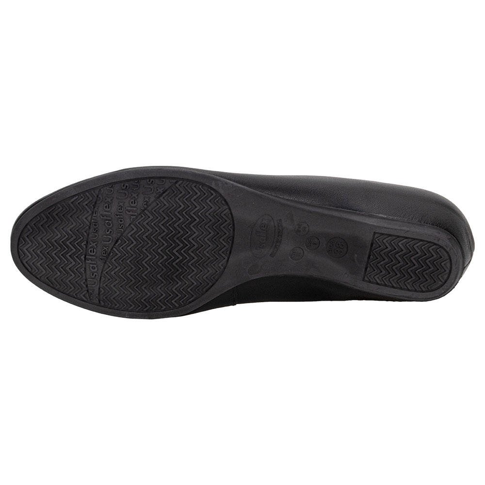 SAPATILHA FEMININA FLAT USAFLEX AC0910 Preto 4