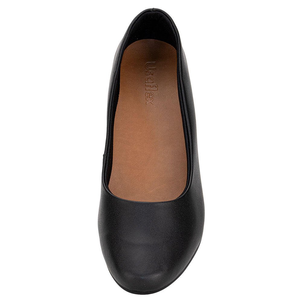 SAPATILHA FEMININA FLAT USAFLEX AC0910 Preto 5