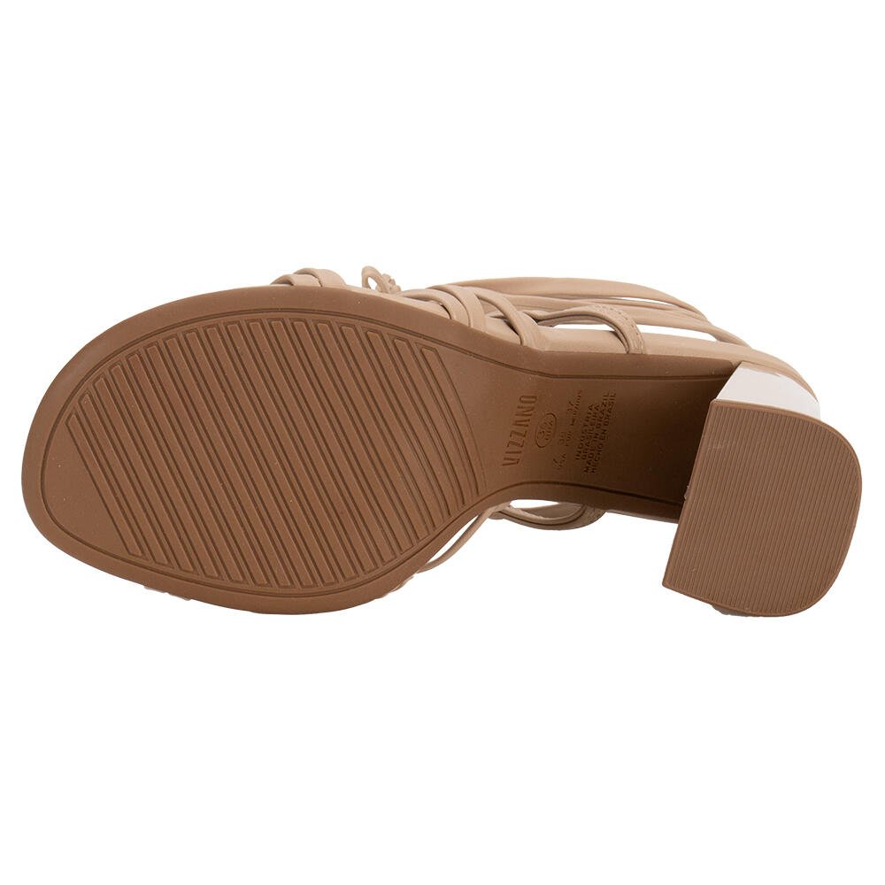 SANDÁLIA FEMININA SALTO GROSSO VIZZANO RIO 6480201 Bege 4
