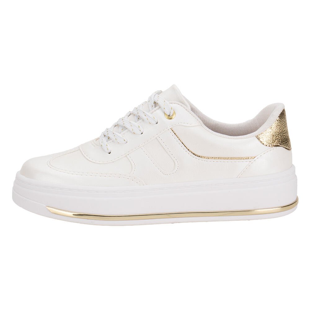 TÊNIS FEMININO CASUAL MOLECA 4305421 Branco 2