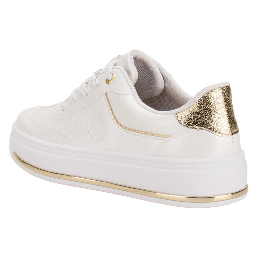 TÊNIS FEMININO CASUAL MOLECA 4305421 Branco 3