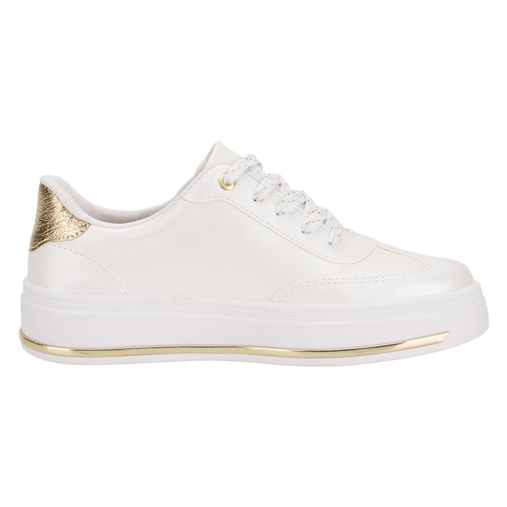 TÊNIS FEMININO CASUAL MOLECA 4305421 Branco 4