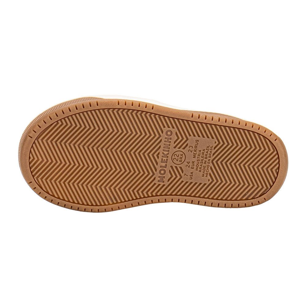TÊNIS INFANTIL BABY MOLEKINHO 2623121 Bege 4