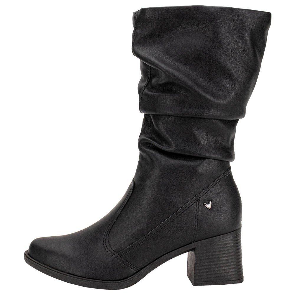 BOTA FEMININA CANO MÉDIO MISSISSIPI ME502 Preto 2