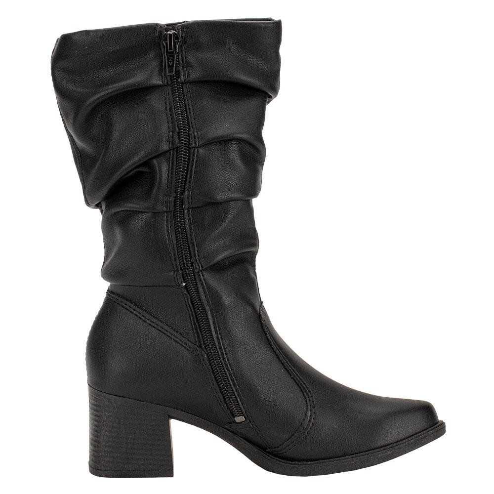BOTA FEMININA CANO MÉDIO MISSISSIPI ME502 Preto 5