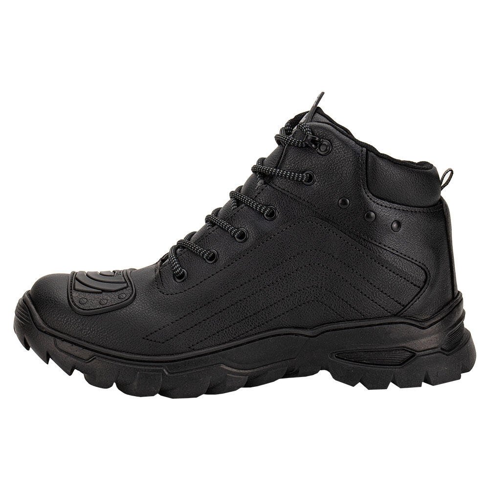 BOTA MASCULINA MOTO WEST LINE 9033 Preto 2
