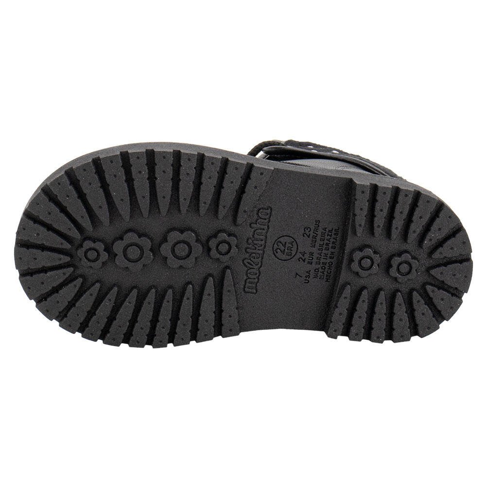 BOTA INFANTIL COTURNO MOLEKINHA 2126524 Preto 4
