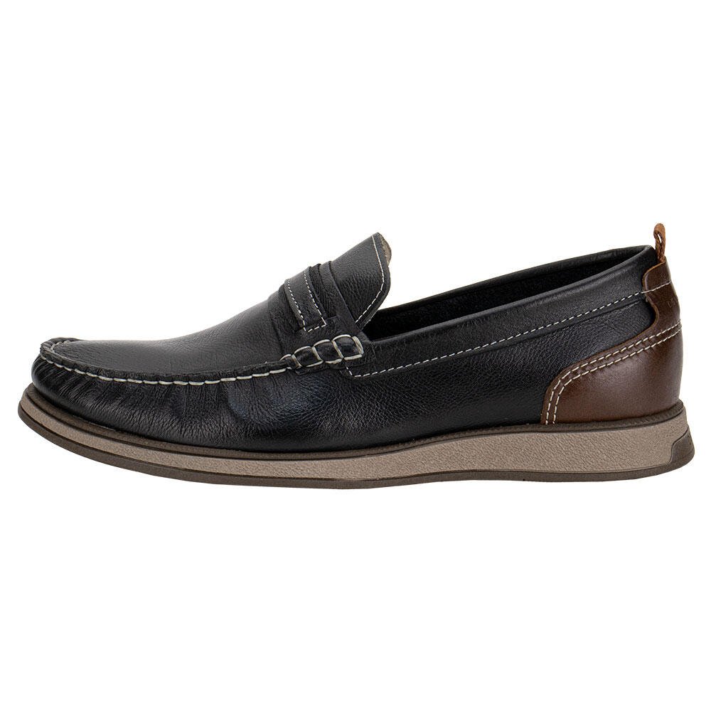 MOCASSIM MASCULINO NASH DEMOCRATA 252302 Preto 2