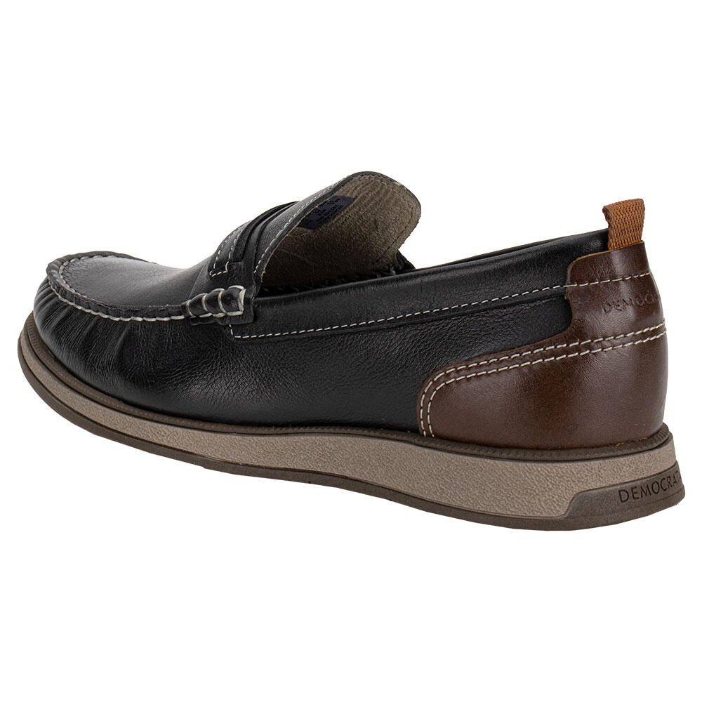MOCASSIM MASCULINO NASH DEMOCRATA 252302 Preto 3