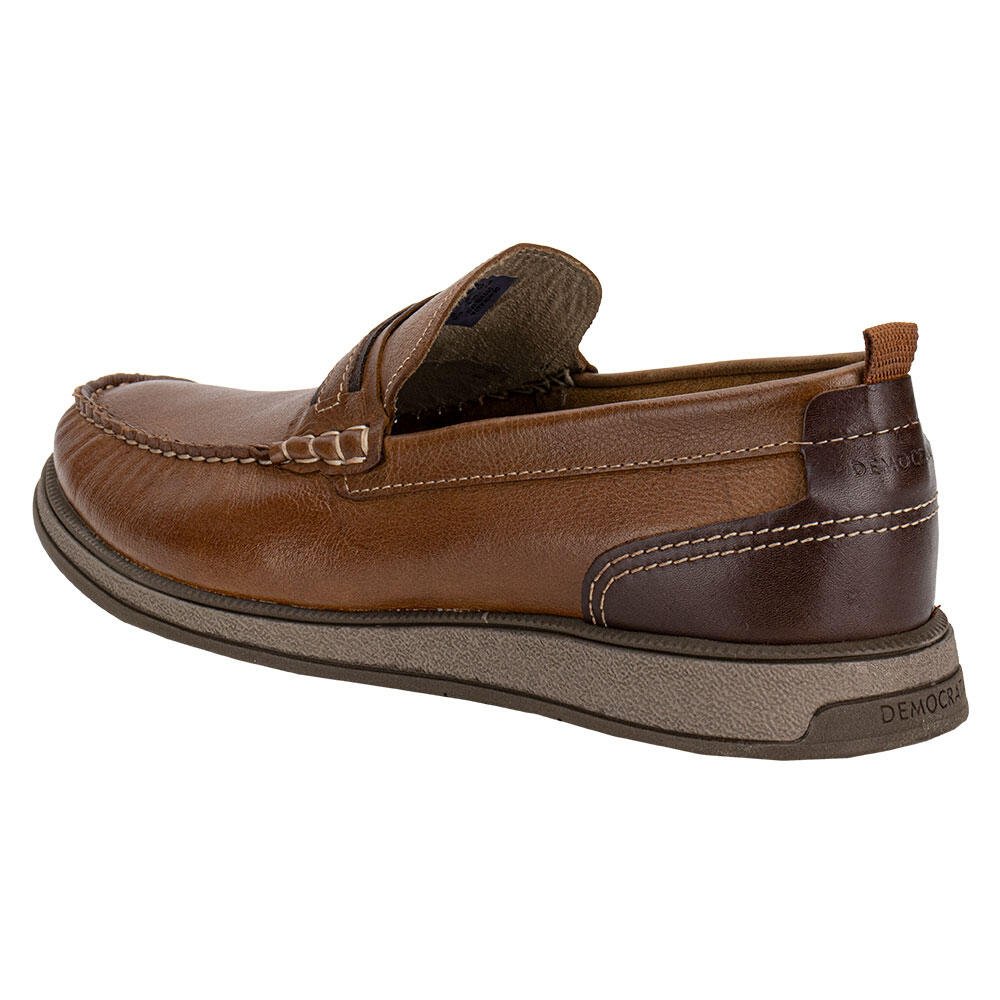 MOCASSIM MASCULINO NASH DEMOCRATA 252302 Marrom 3
