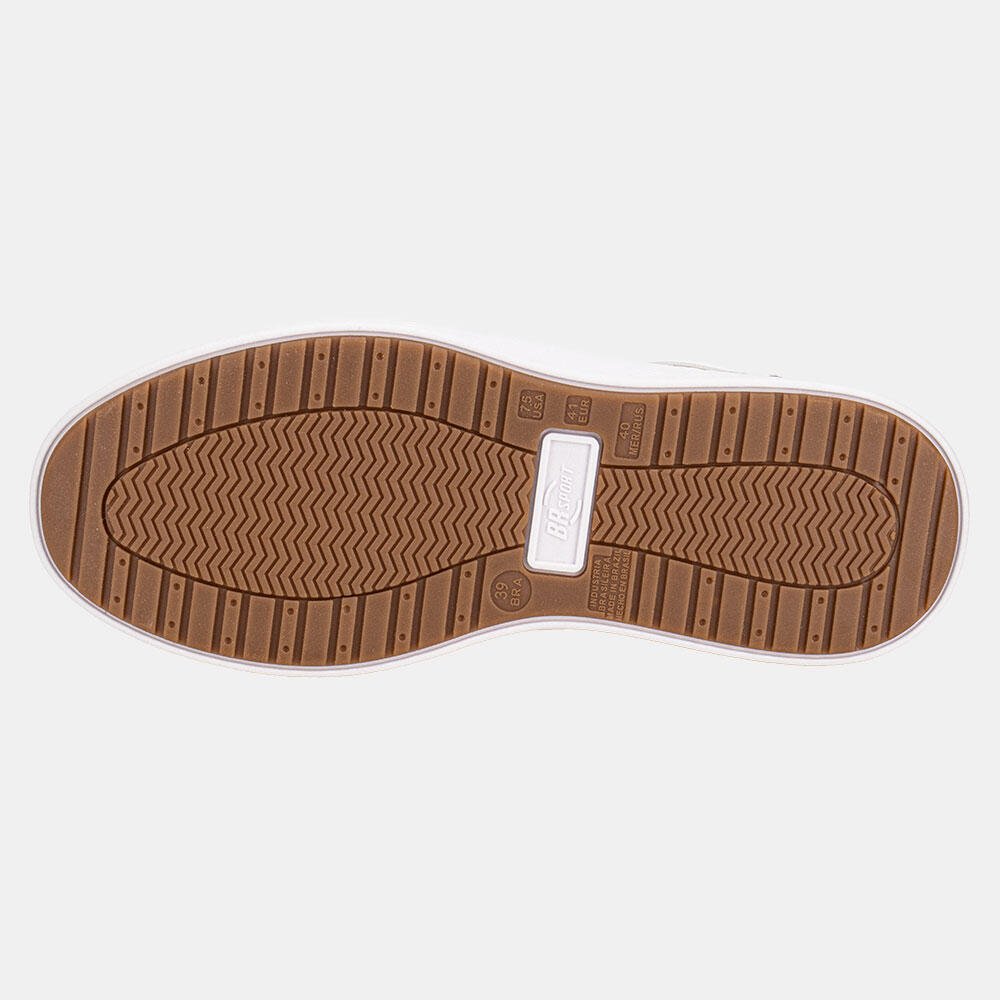 SAPATÊNIS MASCULINO CASUAL BRSPORT 2270115 Branco 4